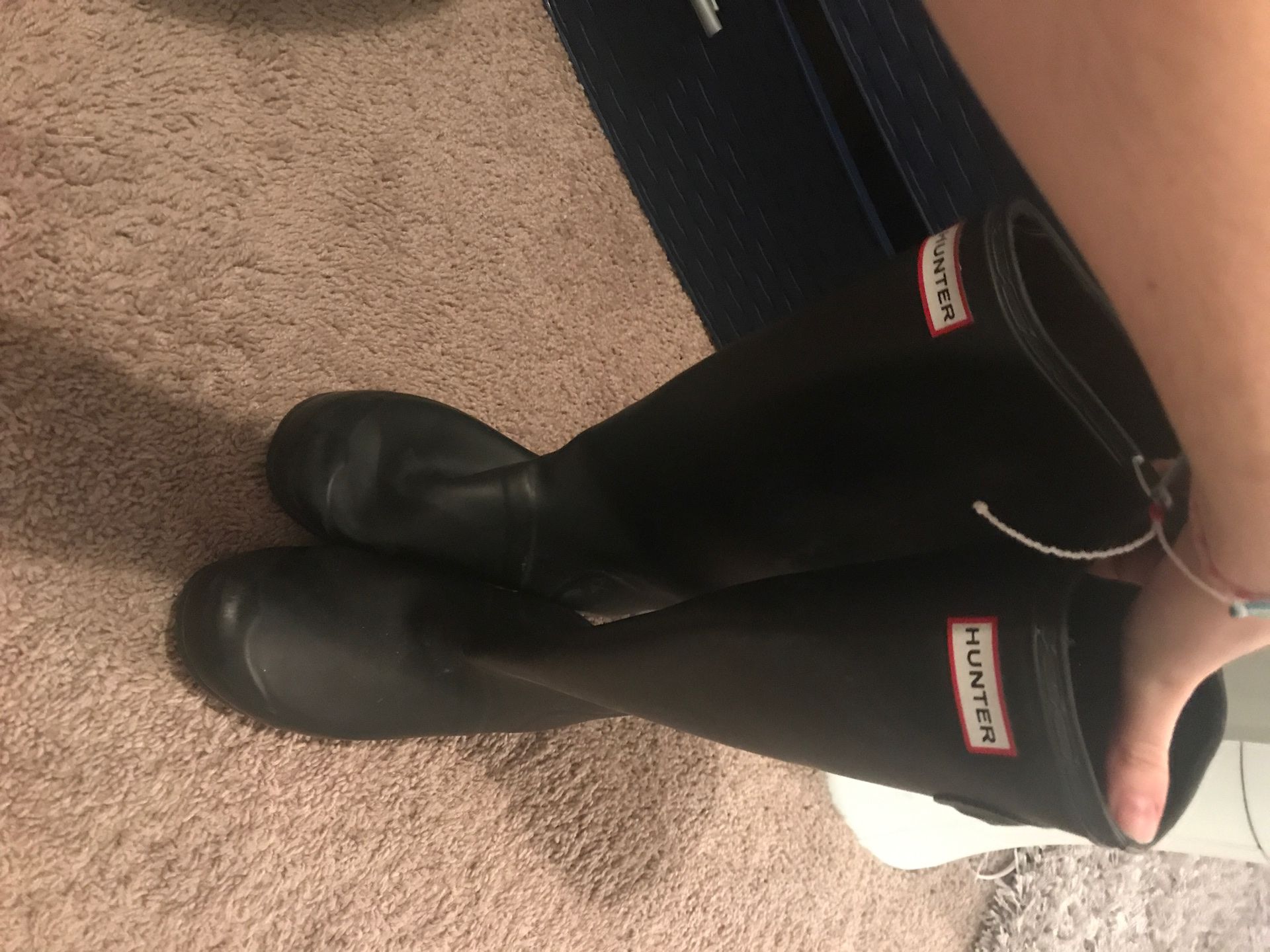 HUNTER rain boots size 8