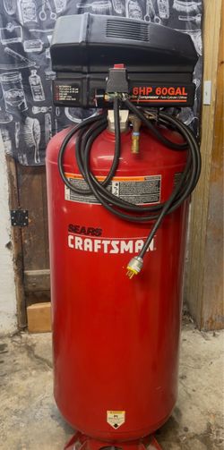 craftsman 6HP 60 Gallons air compressor 240V