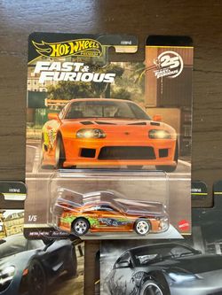 Hot Wheels Premium Fast & Furious Set W/ Supra Chase -HNW46-956R