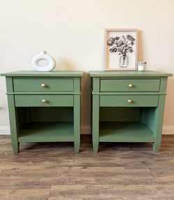 Wood Nightstands/ side tables/ end tables