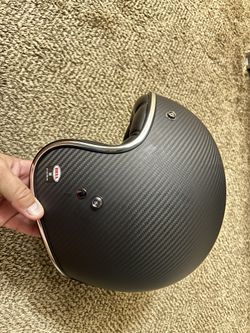 Bell Custom Carbin fiber 3/4 Motorcycle Helmet 