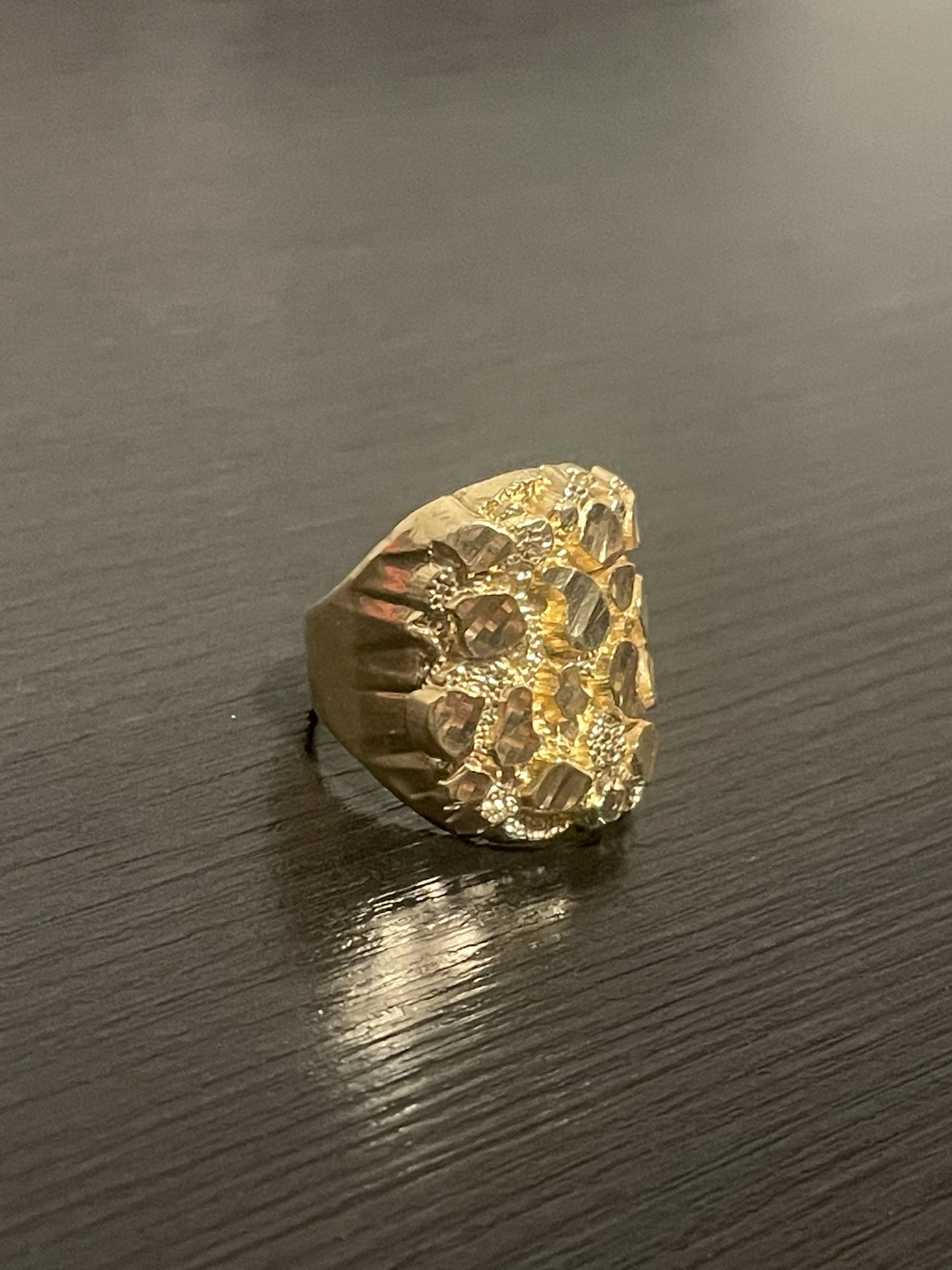 10k Solid Nugget Ring 🥶