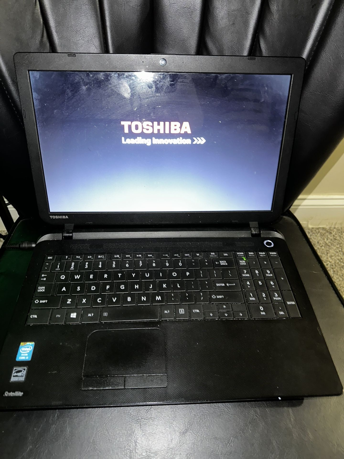 Black Toshiba Laptop
