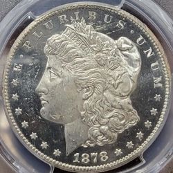 1878 CC Morgan Silver Dollar Awesome Deep Mirror Proof Like!