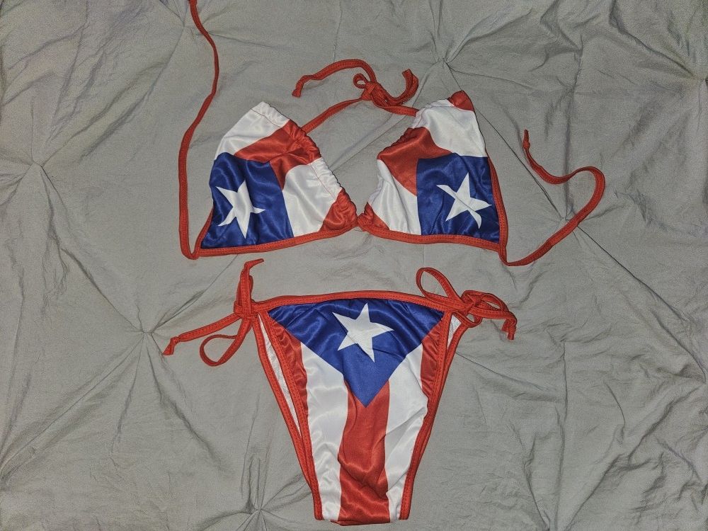 Puerto Rican Flag Bikini