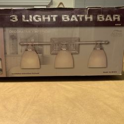 3 Light Bathroom Bar Light