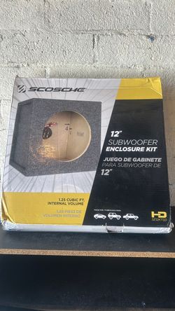 12” subwoofer enclosure kit