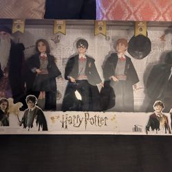 Harry Potter Colección Dolls  Ron, Hermione,Harry, Minerva Mcgonagall, Albus Dumbledore.