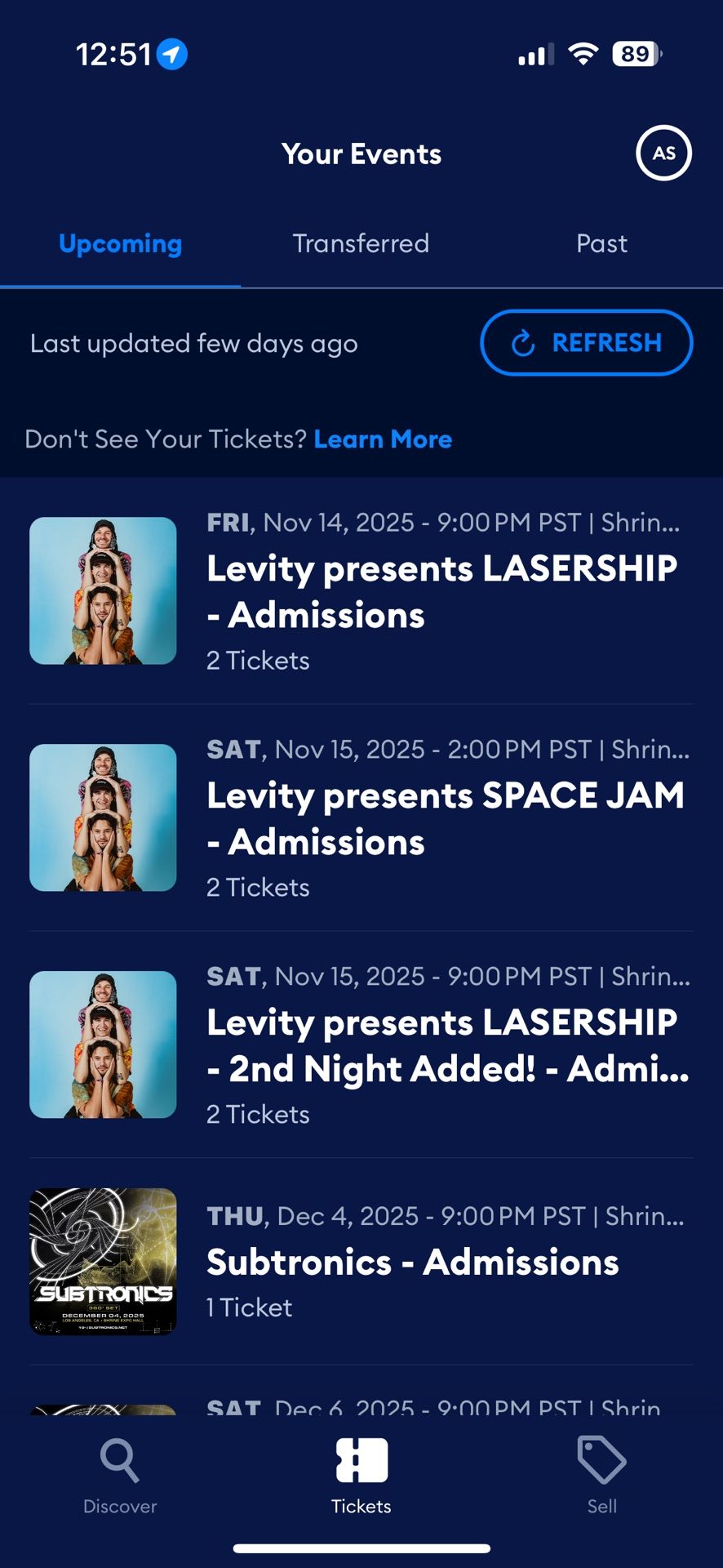 2 Levity November 14 Shrine LA