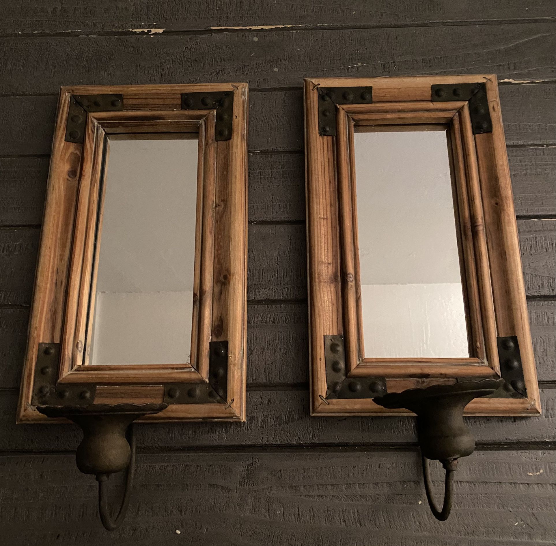 Mirror Candle Holders