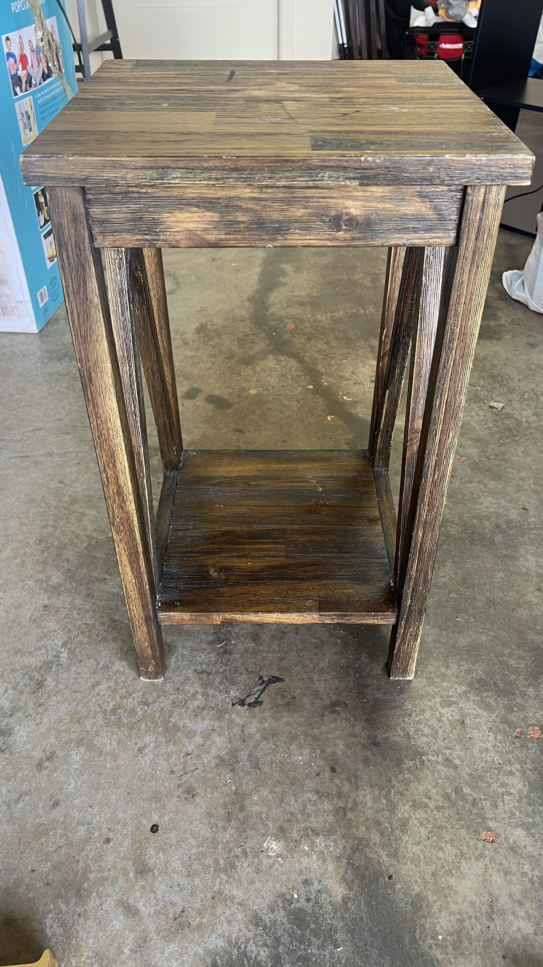Wooden End Table
