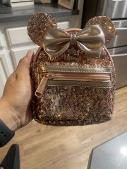 Mini Rose gold Bag pack