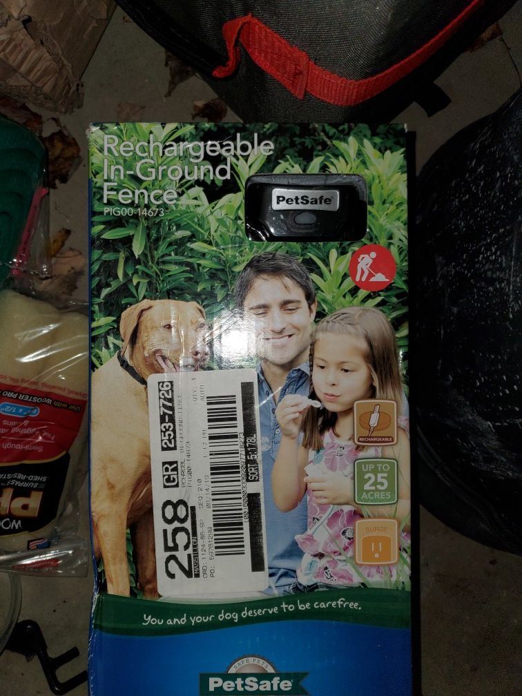 Rechargeable inground fence