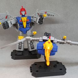 Lot Of 2 Transformers Blokees Galaxy-Swoop- Version 6  (Assembled & Complete)