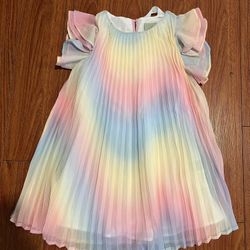 Girls NWT H&M Rainbow Dress Size 6