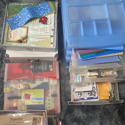 HUGE Lot Of Scrapbook Items