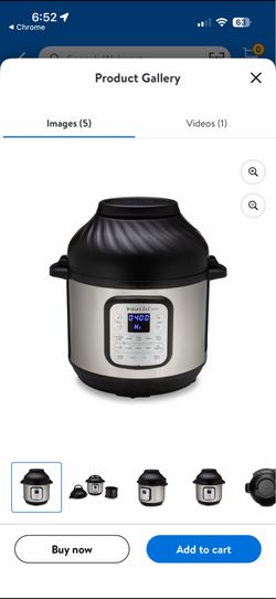 Instant Pot duo crisp air fryer