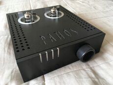 Pathos Aurium Tube Hybrid Headphone Amplifier Black Used Original Box