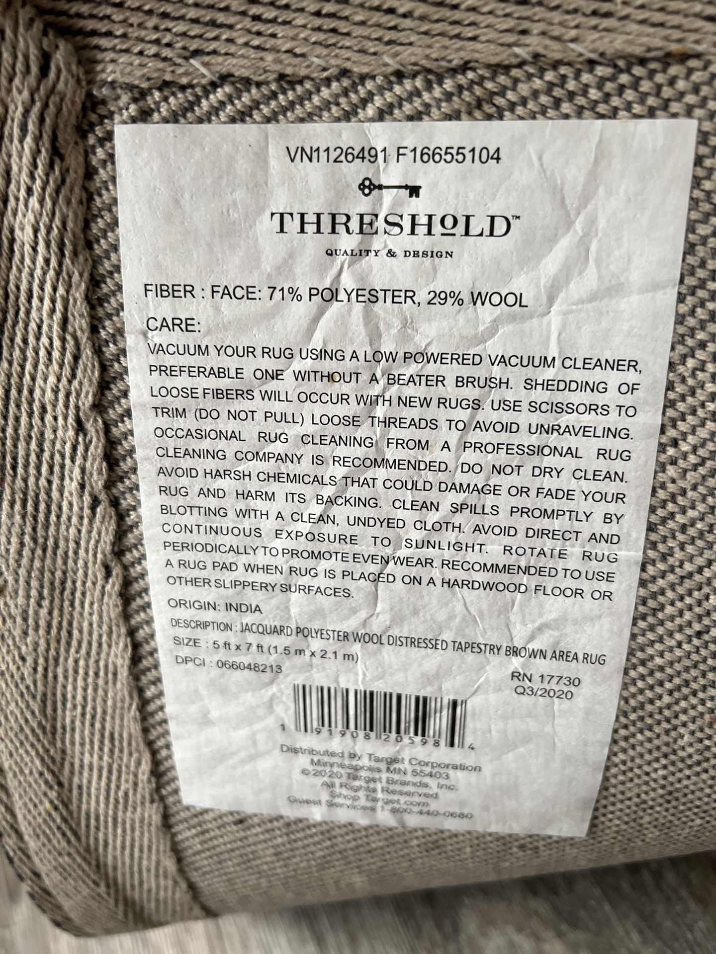 Threshold hardside blanket rn17730