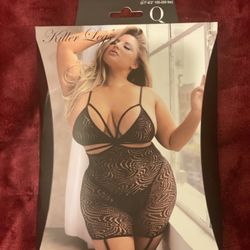 Lingerie: Black Killer Legs Queen Size Combo❤️Firm Price🍒Serious Inquiries