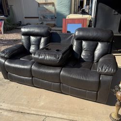 Leather Sofa Recliner 