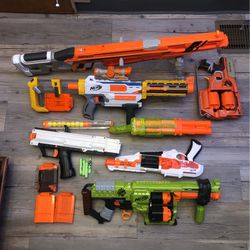 Nerf Guns! a lot for cheap