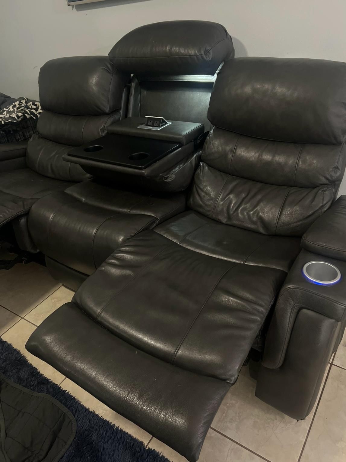 Comfy Sofa Genuine Leather