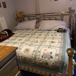 King Size Brass Bed