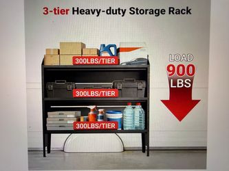Brand new heavy duty 900lbs capacity steel cargo storage