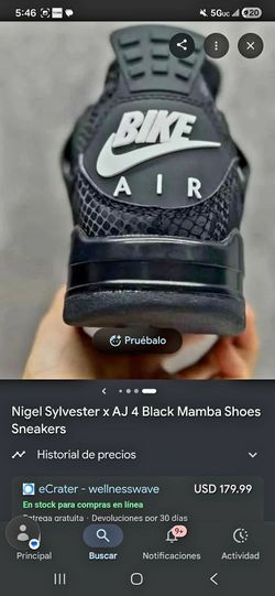 Jordan retro4  black mamá 7-11