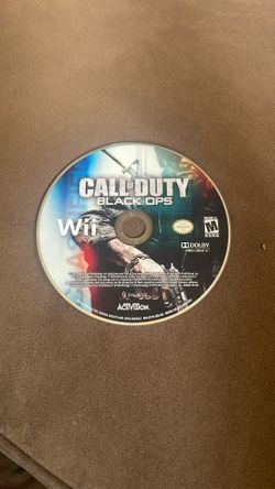 Wii Call Of Duty Black OPS