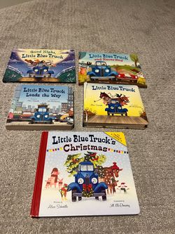 Blue truck set of 5
