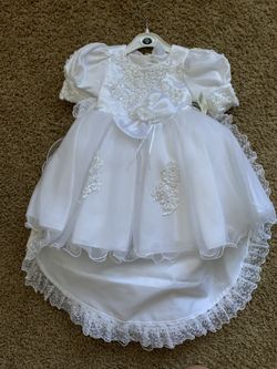 Brand new never worn girls baptismal gown christening dress