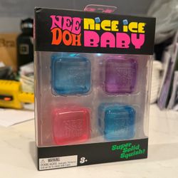 Nee Doh Nice Ice Baby Squish Toys 4-Pack