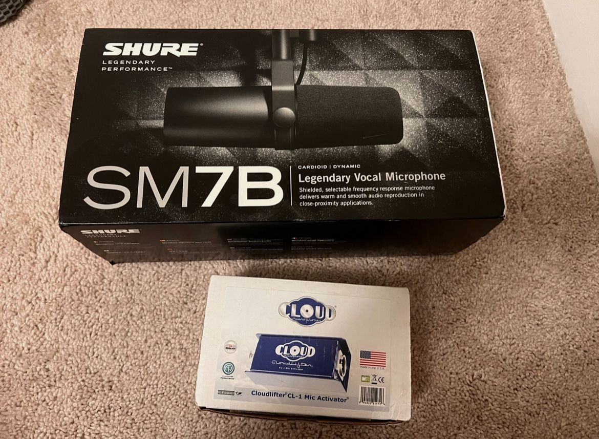 Shure Sm7b Streaming Mic Open box