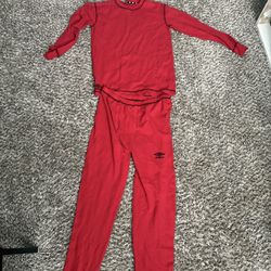 Red tracksuit