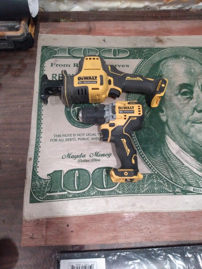 DeWalt 12v Drill And Compact Saw