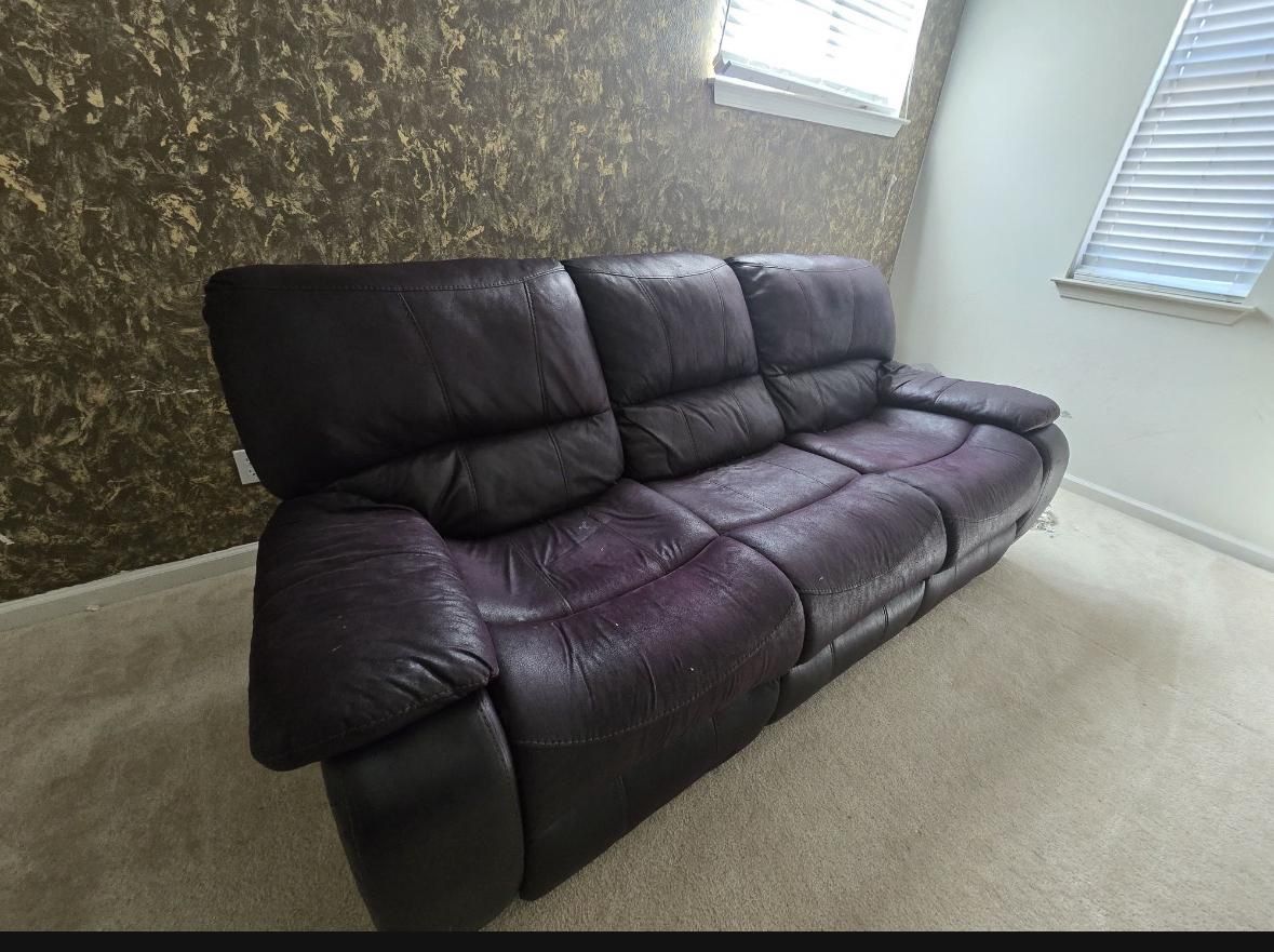 3 Seat Couch Soft 2 Recliner Seats
