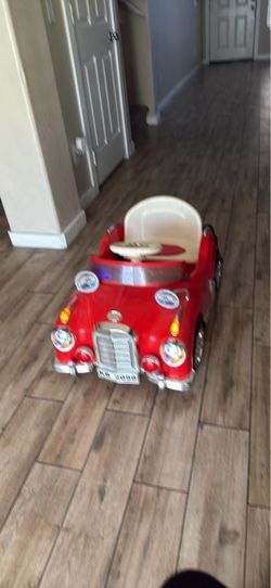 Red Kids Ride-On Electric Toy Car