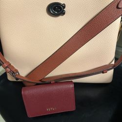 Coach Purse And Wallet Witg Dust Bag