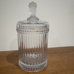 Three Faces Biscuit Jar 