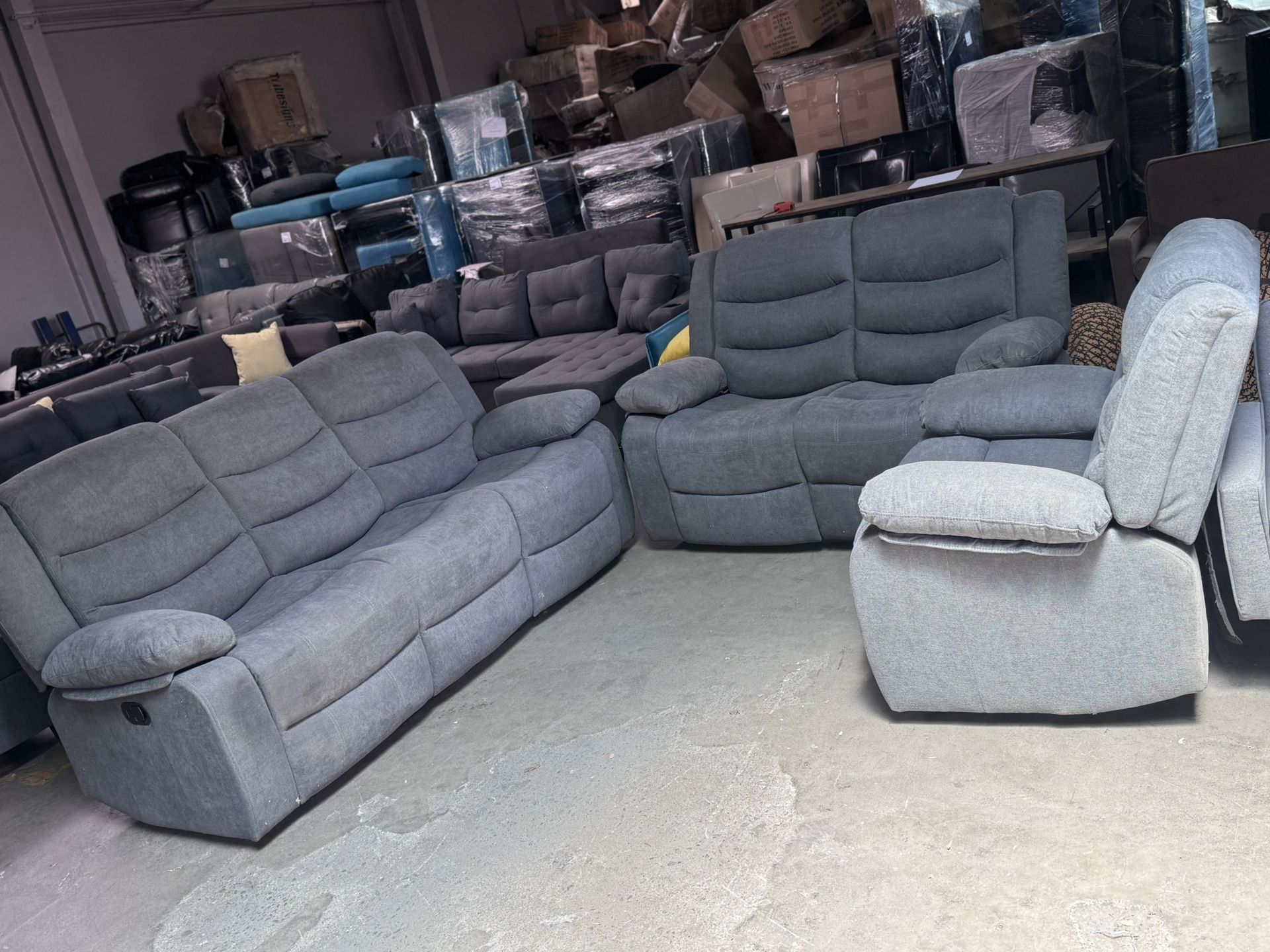 3pc recliner sofa