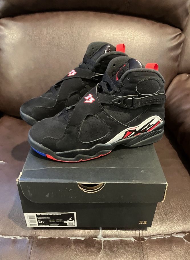 Nike Air Jordan 8 Retro Playoffs Size 5Y 6.5W