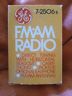 General Electric AM/FM Radio