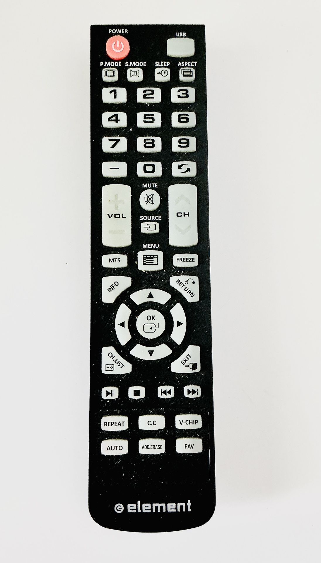 Element TV Remote Control