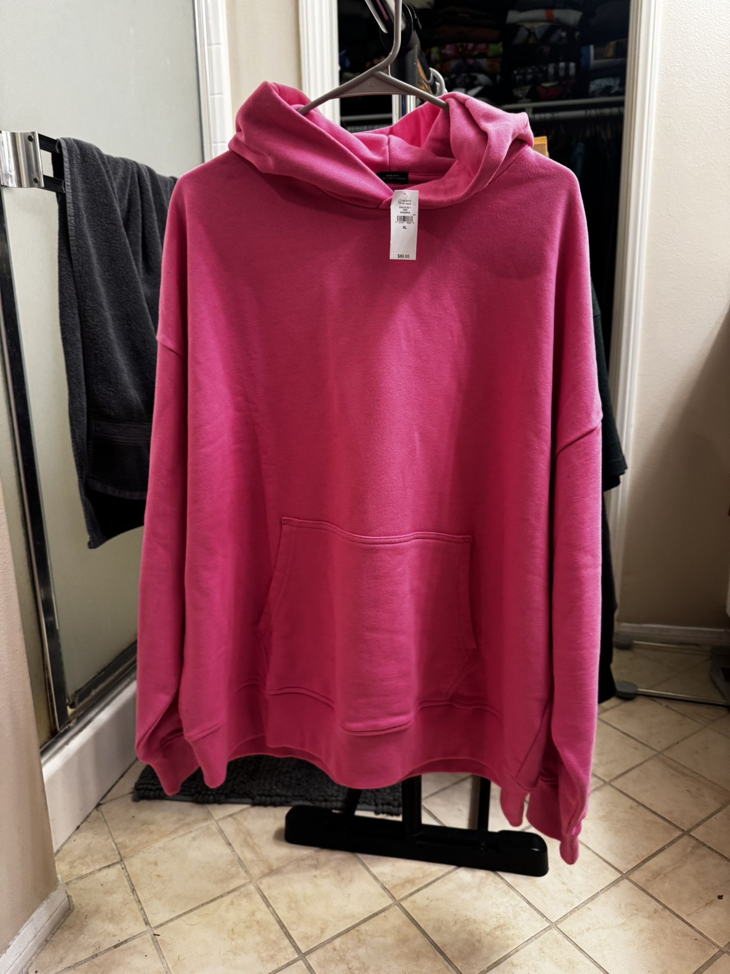 Brand New Gap Men’s Pink Hoodie Oversized XL