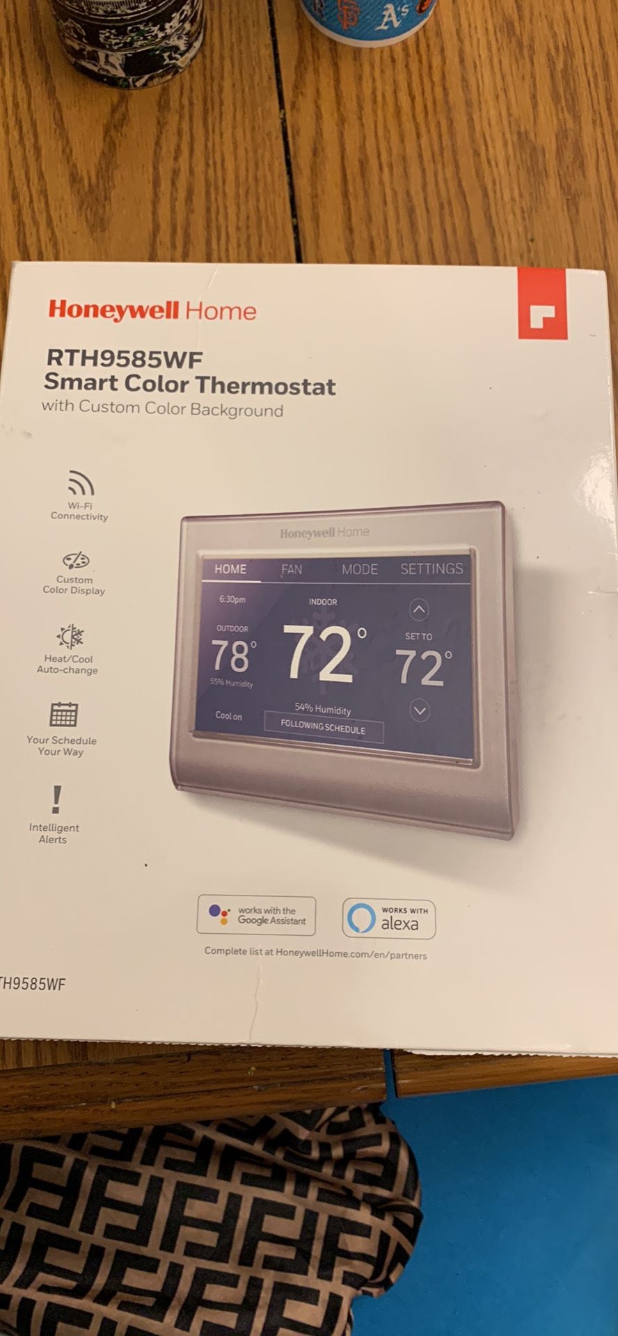 Honeywell Home RTH9585 Wi-Fi Smart Color Thermostat