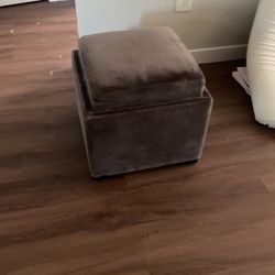 2 In 1:  Cubical Table/Padded Chair 