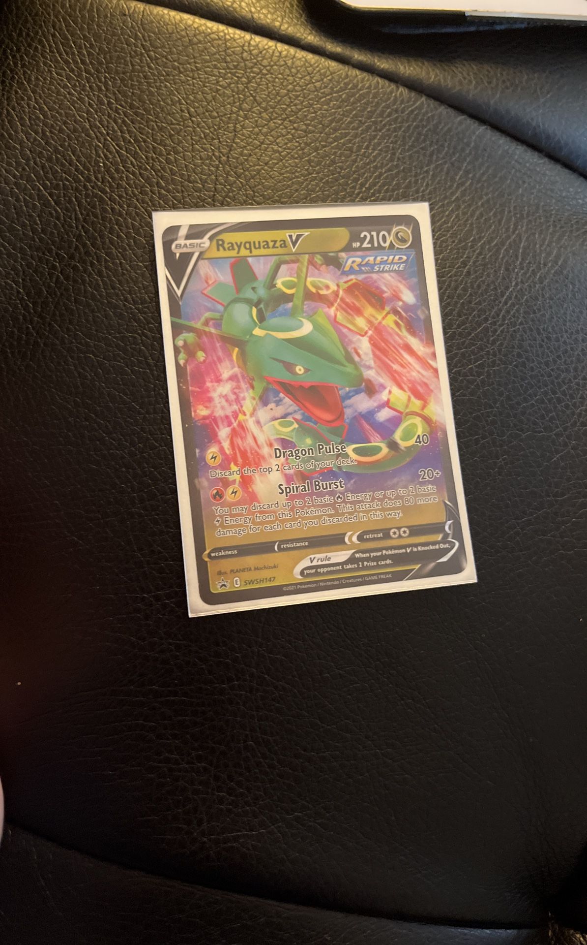 Rayquaza V Rapid Strike Swsh 147 Promo