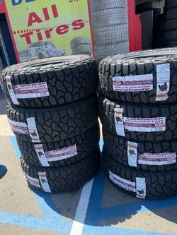 ☑️☑️35*12.50r17 América Set de Tires Nuevas con 60,000 millas de garantía